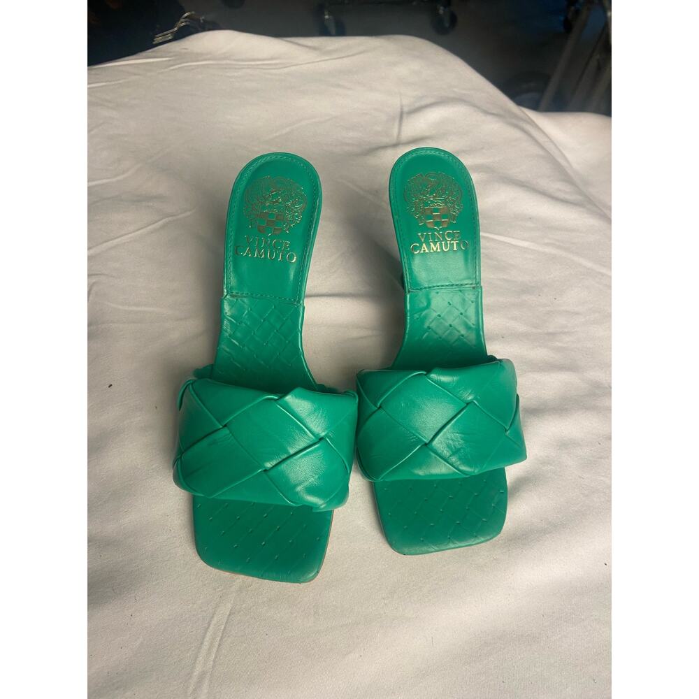 Vince Camuto Green Heeled Sandals